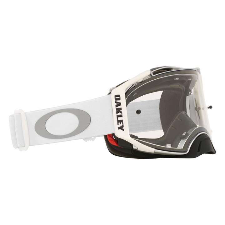 Masque Oakley Airbrake MX - Tuff Blocks White écran clair