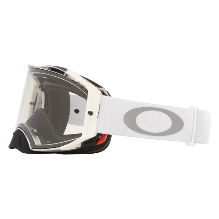 Masque Oakley Airbrake MX - Tuff Blocks White écran clair