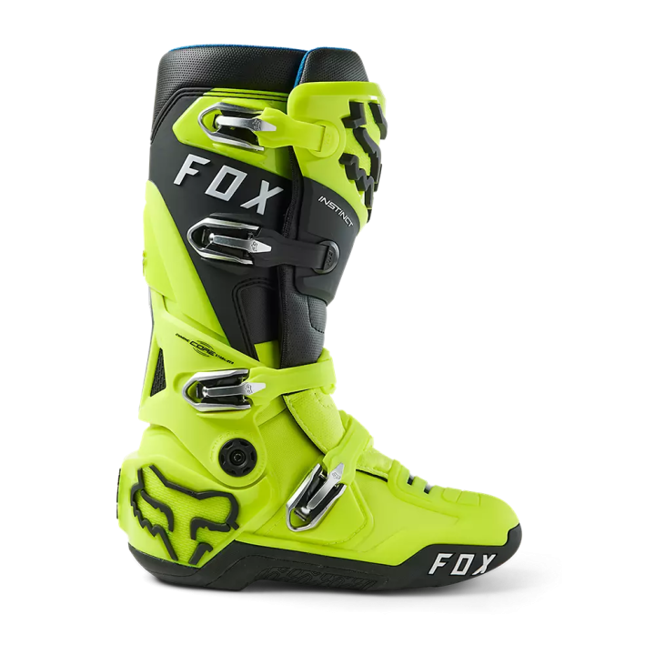 Bottes FOX instinct jaune 2025 | Oxmoto