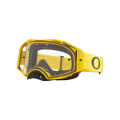 Lunettes Oakley airbrake mx moto transparent jaune | Oxmoto