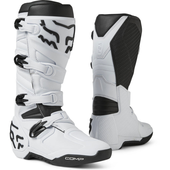 Bottes FOX comp blanc | Oxmoto