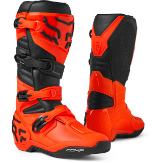 Bottes FOX comp orange | Oxmoto