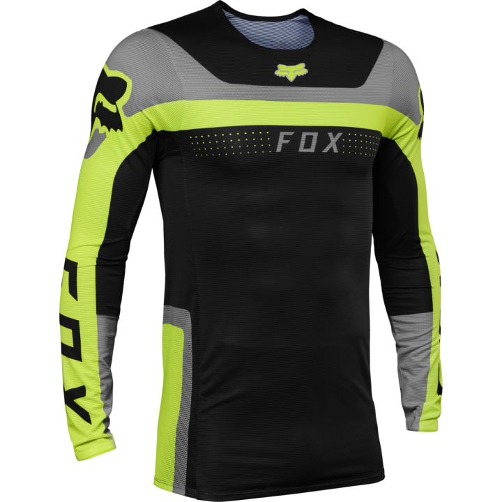 Maillot FOX flexair efekt jaune | Oxmoto