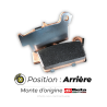 plaquettes de frein arrière origine beta