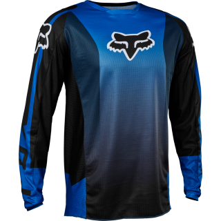 Maillot FOX 180 leed bleu | Oxmoto