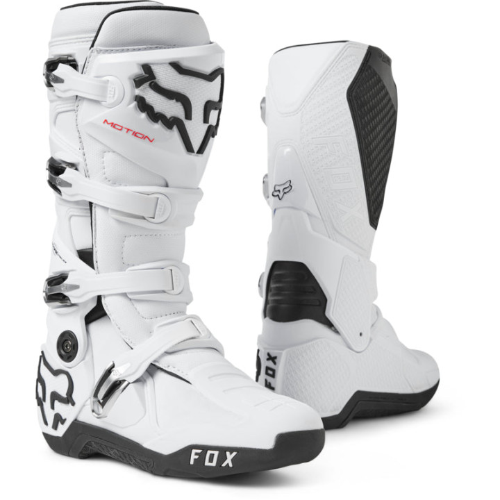 Bottes FOX motion blanc | Oxmoto