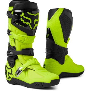 Bottes FOX motion jaune 2025 | Oxmoto