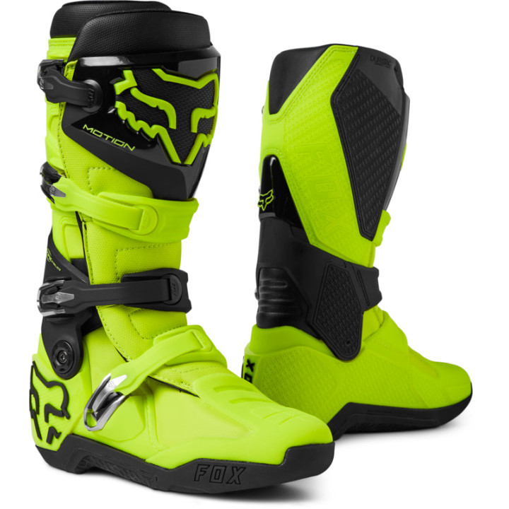 Bottes FOX motion jaune 2025 | Oxmoto