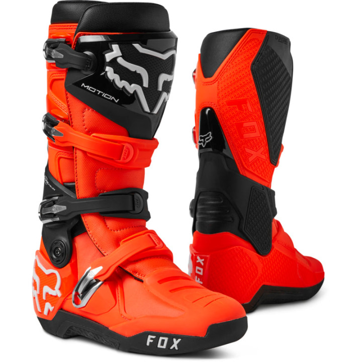 Bottes FOX motion orange 2024 | Oxmoto