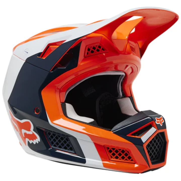 Casque FOX efekt v3 rs orange 2023 | Oxmoto
