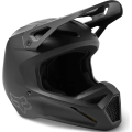 Casque FOX solid v1 noir mat 2023 | Oxmoto
