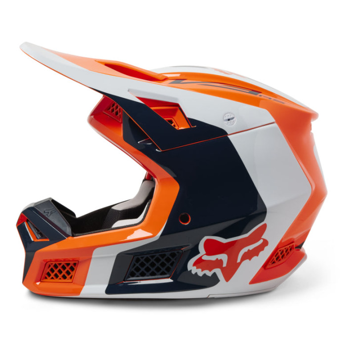 Casque FOX efekt v3 rs orange 2023 | Oxmoto