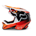 Casque FOX leed v1 orange 2023 | Oxmoto