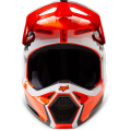 Casque FOX leed v1 orange 2023 | Oxmoto