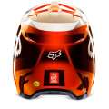 Casque FOX leed v1 orange 2023 | Oxmoto