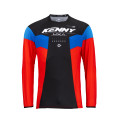 Maillot KENNY titanium rouge/noir 2023 | Oxmoto