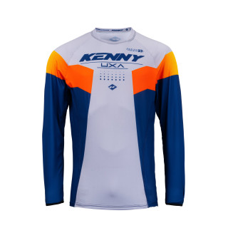 Maillot KENNY titanium navy/gris 2023 | Oxmoto
