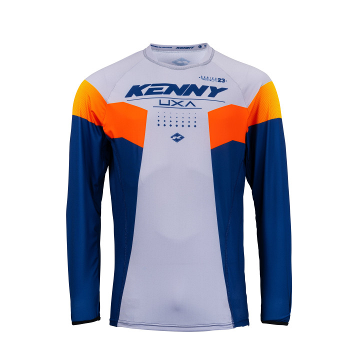 Maillot KENNY titanium navy/gris 2023 | Oxmoto