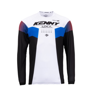 Maillot KENNY titanium noir/blanc 2023 | Oxmoto