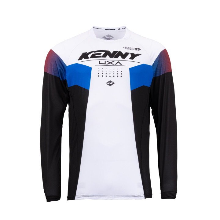 Maillot KENNY titanium noir/blanc 2023 | Oxmoto