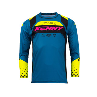 Maillot KENNY track focus bleu marine 2023 | Oxmoto