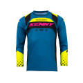 Maillot KENNY track focus bleu marine 2023 | Oxmoto