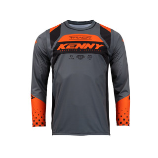Maillot KENNY track focus orange/noir 2023 | Oxmoto