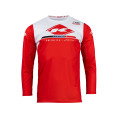 Maillot KENNY track raw rouge 2024 | Oxmoto