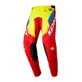 Pantalon KENNY track focus jaune fluo/rouge 2023 | Oxmoto