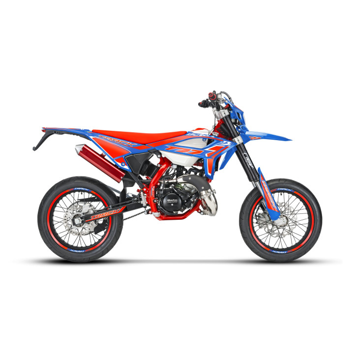 Beta 50 rr motard track 2T - année 2026 bleu/rouge | Oxmoto
