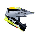 Casque KENNY track graphic noir/gris 2023 | Oxmoto