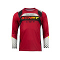 Maillot KENNY track focus rouge dark 2023 | Oxmoto