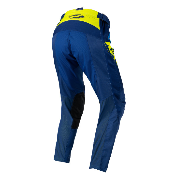 Pantalon KENNY track focus navy/jaune fluo 2023 | Oxmoto