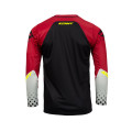 Maillot KENNY track focus rouge dark 2023 | Oxmoto