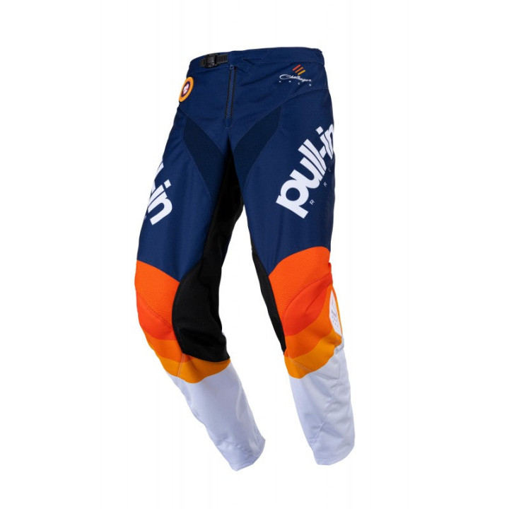 Pantalon Pull-In race orange/navy 2023 | Oxmoto