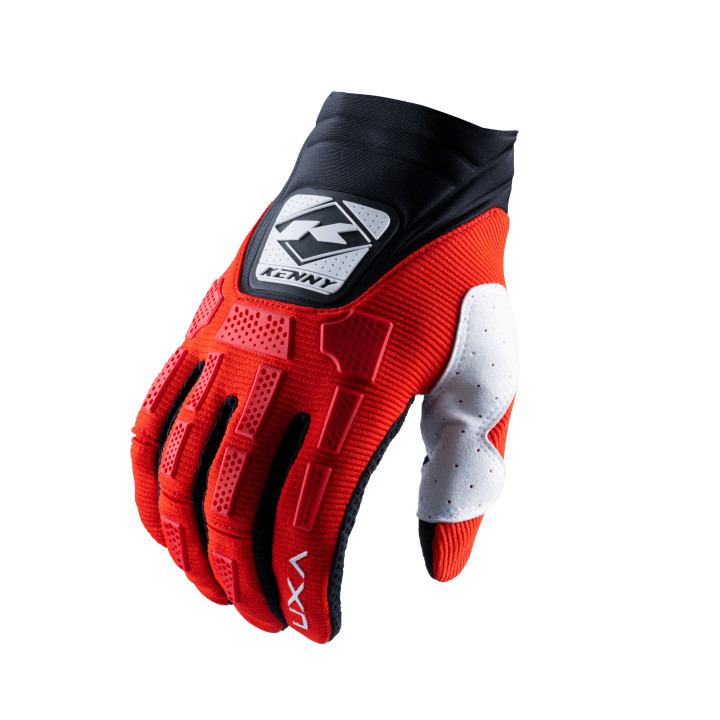 Gants KENNY titanium rouge | Oxmoto