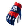 Gants KENNY track navy/rouge | Oxmoto