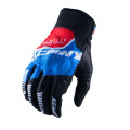 Gants KENNY defender noir/bleu/rouge 2024 | Oxmoto