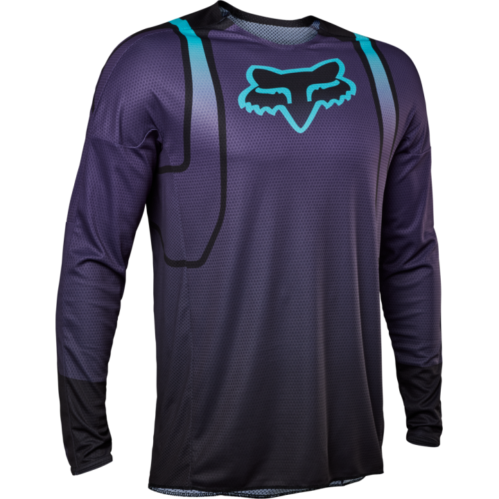 Maillot FOX 360 vizen noir/violet 2023 | Oxmoto
