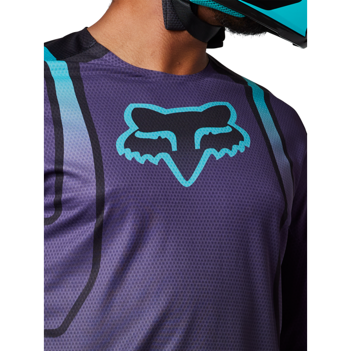 Maillot FOX 360 vizen noir/violet 2023 | Oxmoto