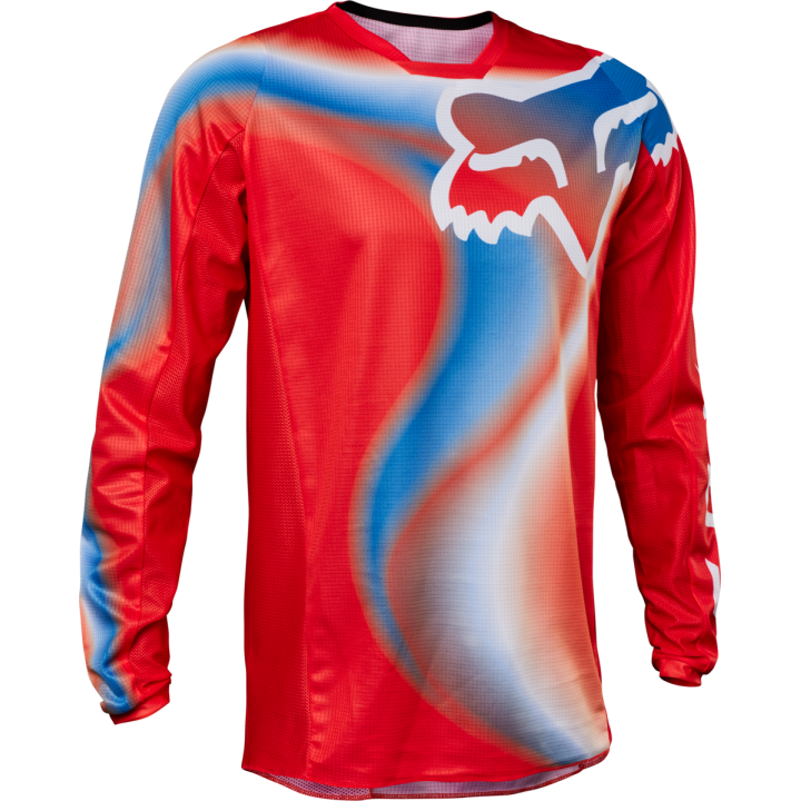 Maillot FOX 180 toxsyk rouge 2023 | Oxmoto