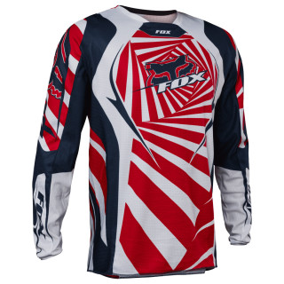Maillot FOX 180 goat navy 2023 | Oxmoto