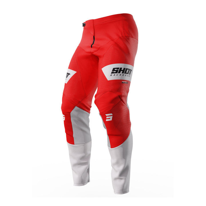 Pantalon SHOT contact scope rouge | Oxmoto