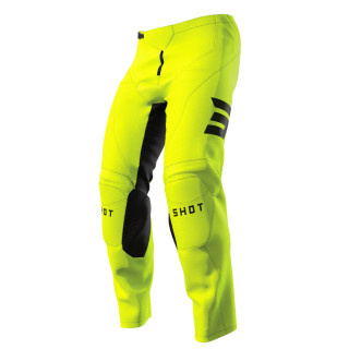 Pantalon SHOT raw escape jaune fluo 2023 | Oxmoto