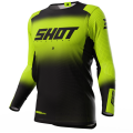 Maillot SHOT aerolite ultima jaune fluo | Oxmoto