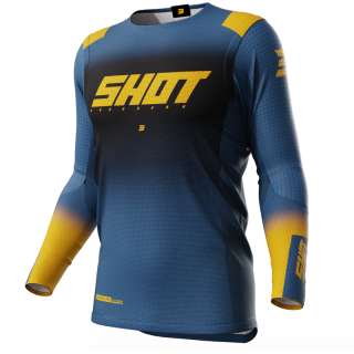 Maillot SHOT aerolite ultima bleu | Oxmoto