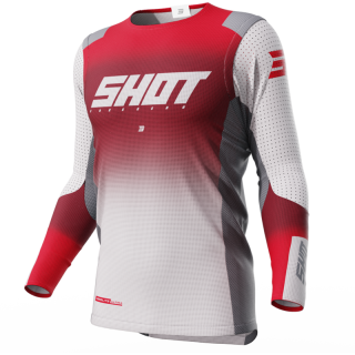 Maillot SHOT aerolite ultima rouge 2023 | Oxmoto