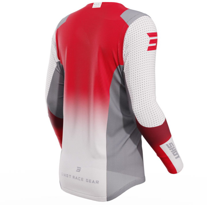 Maillot SHOT aerolite ultima rouge 2023 | Oxmoto