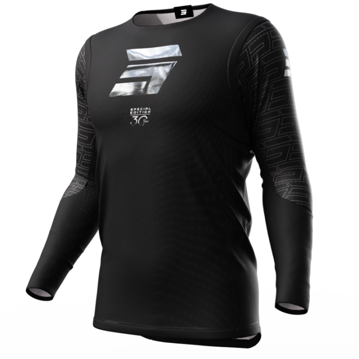 Maillot SHOT aerolite legacy noir | Oxmoto