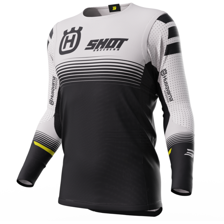 Maillot SHOT aerolite Husqvarna limited edition 2023 noir 2023